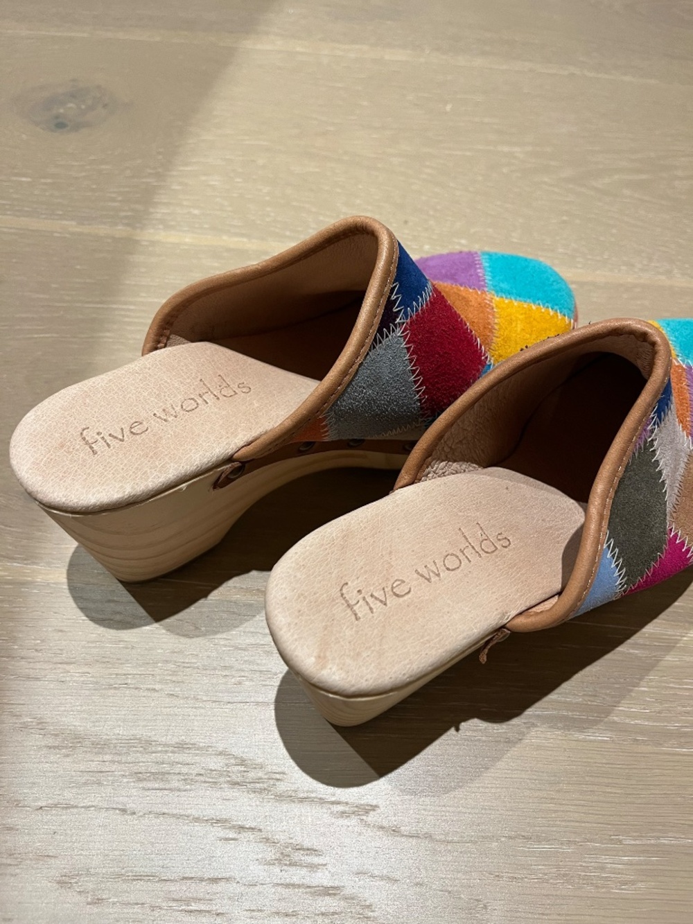 Five Worlds Zorba Patchwork clogs - Picture 4 of 5